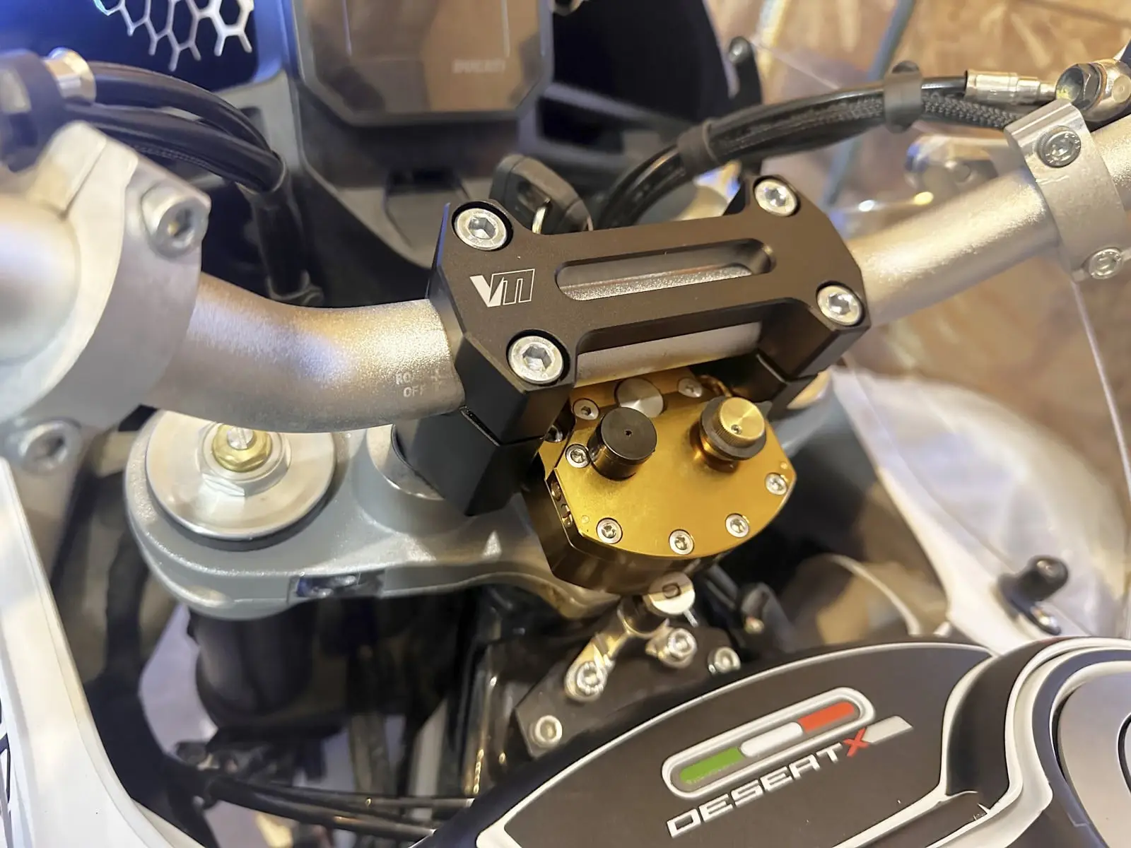 Optimize the Safety of Your Ducati Desert X with the Vanasche Handlebar Mount